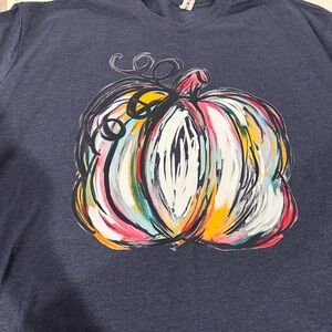 Colorful Pumpkin Graphic Tee